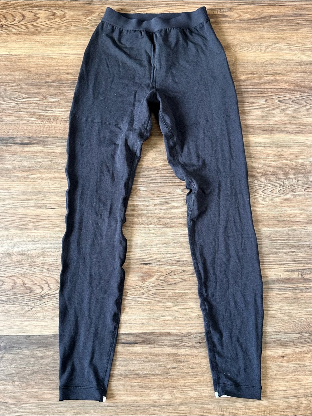 Lululemon Base Layer Leggings Pants Women XS Black Merino Wool Thermal Outdoor